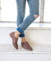 Ashley Braided-Front Ankle Bootie - Mi.iM Shoes