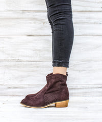 Breach Perforated Western Bootie - Mi.iM