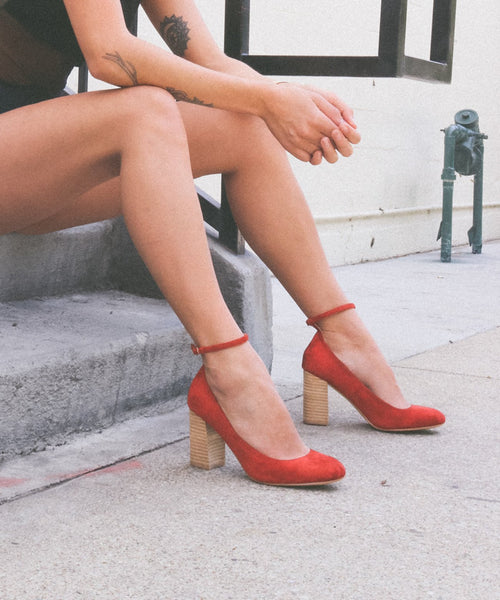 Kylie | Suede Mary Janes