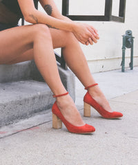 Kylie | Suede Mary Janes