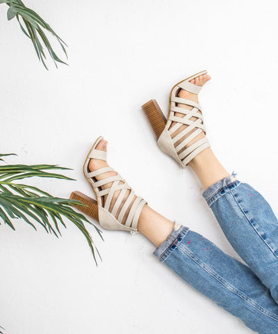 Lauren | Slouchy Peep Toe Bootie <br> Ships Between 10/11~10/18, 2017