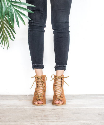 Lauren | Slouchy Peep Toe Bootie <br> Ships Between 10/11~10/18, 2017