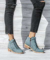 Ostara Woven Ankle Bootie - Mi.iM