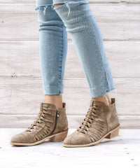 Ostara Woven Ankle Bootie - Mi.iM