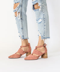 Paige | Pointed Toe T Bar Heel - Mi.iM Shoes