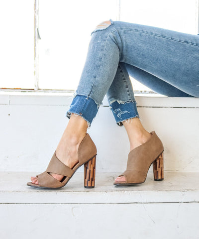 Lauren | Slouchy Peep Toe Bootie <br> Ships Between 10/11~10/18, 2017