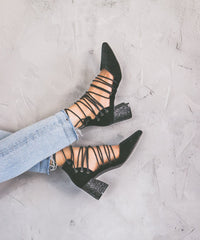 Palm | Velvet Glitter Heel