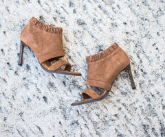 Shaye | Vegan Suede Open Toe Heels - Mi.iM
