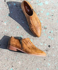 Ashley Braided-Front Ankle Bootie - Mi.iM Shoes