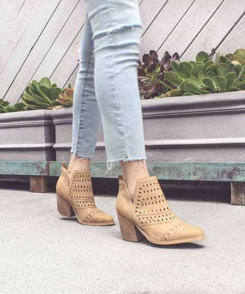 Trixi Triangle Cut Bootie - Mi.iM