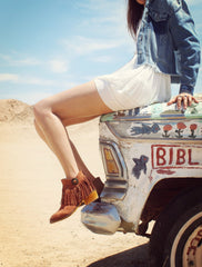 Thea Western Fringe Bootie - Mi.iM