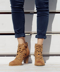 Urban-06 | Floral Cut Bootie